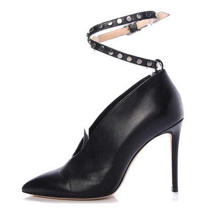 Jimmy Choo Shiny Calfskin Lark 100 Pumps 36 Black 1 of 11