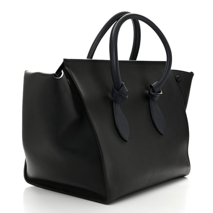 Celine Smooth Calfskin Medium Tie Knot Tote Navy Blue 3 of 9