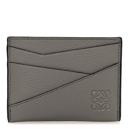 Loewe Calfskin Puzzle Card Holder Asphalt Grey 1 of 8