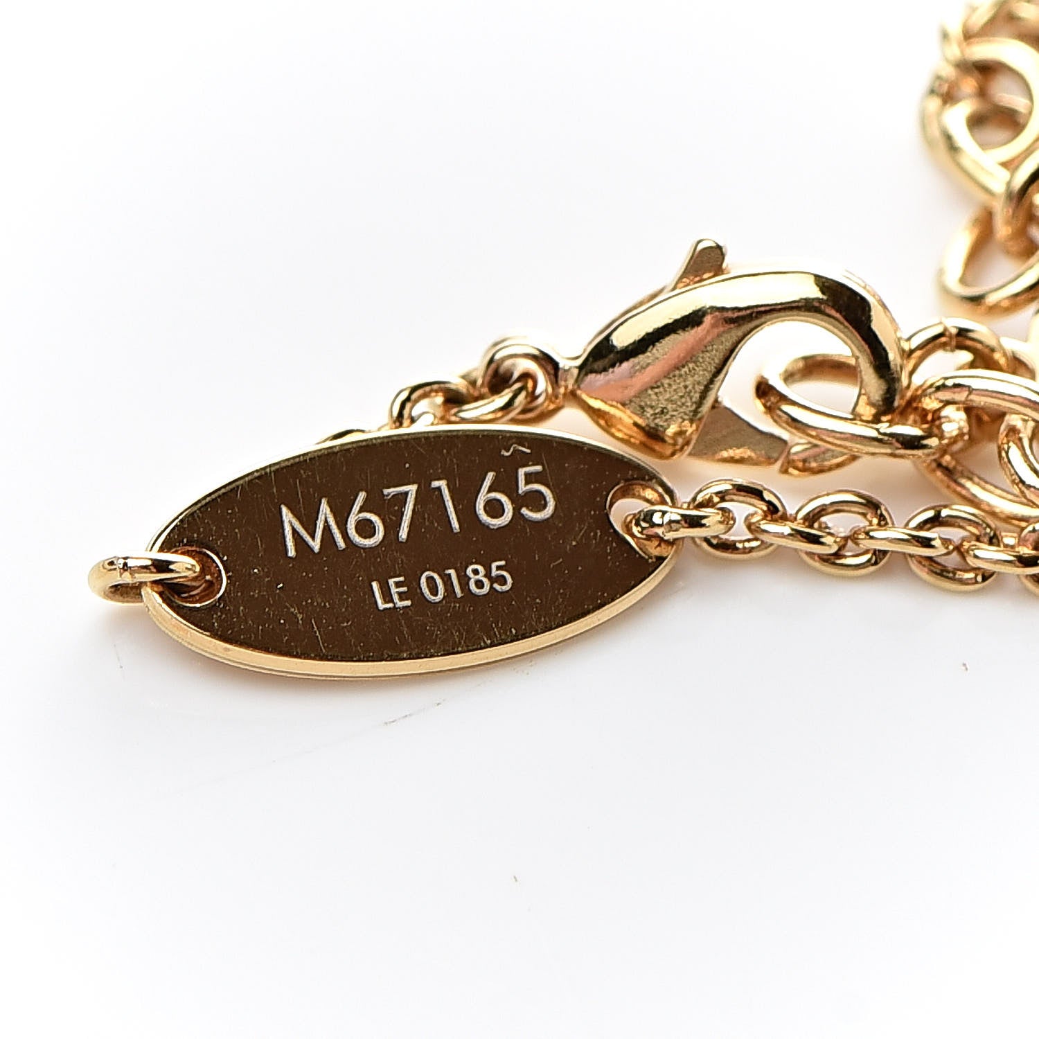Louis Vuitton LV And Me Letter H Bracelet Gold 5 of 6