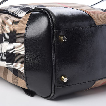 Burberry House Check Small Canterbury Tote Black 11 of 19