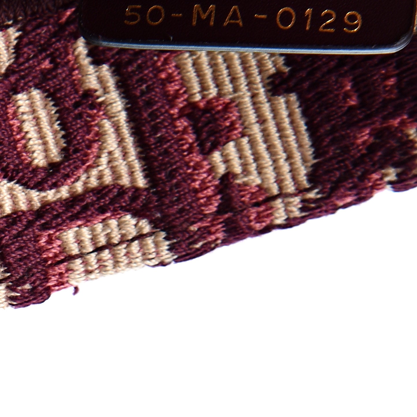 Oblique Large Book Tote Burgundy Multicolor