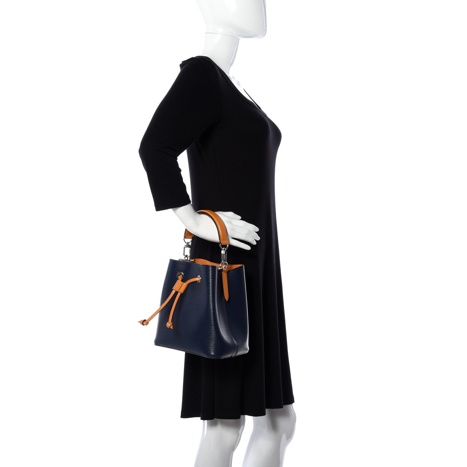Louis Vuitton Epi Neonoe BB Indigo Safran 3 of 11