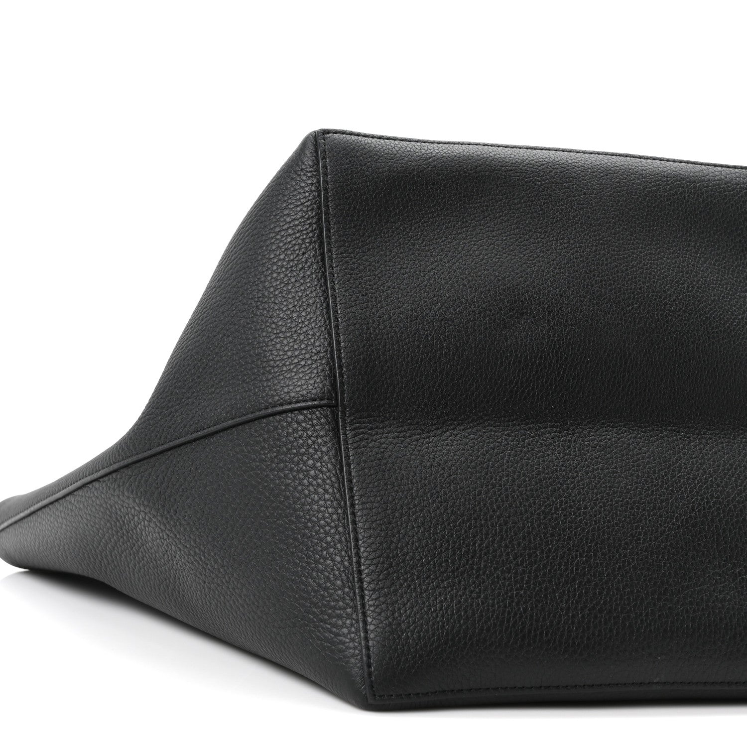 The Row Grained Calfskin Park Tote Three Black 10 of 11