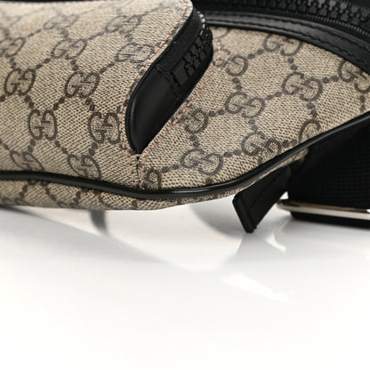 Gucci GG Supreme Monogram Belt Bag Black 10 of 11