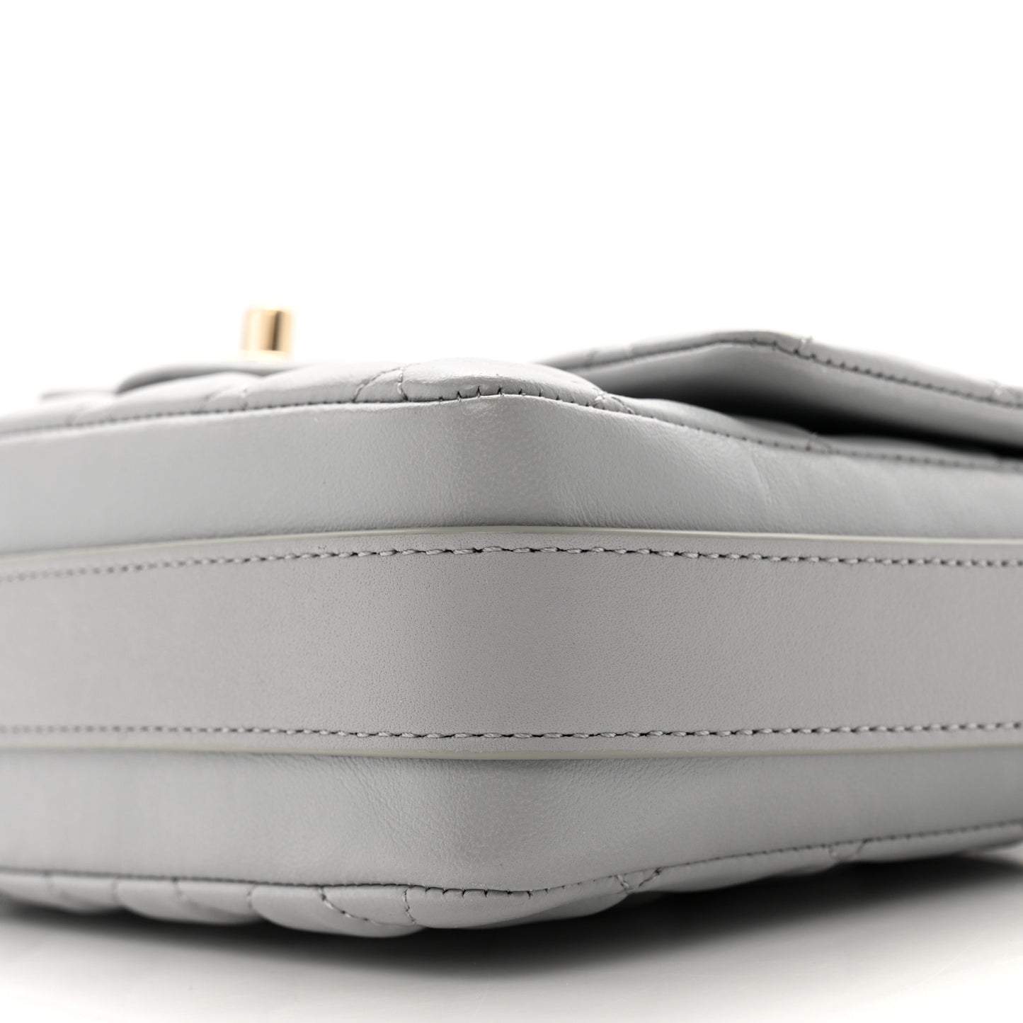 Calfskin Quilted Bolero De Chanel Flap Bag Grey