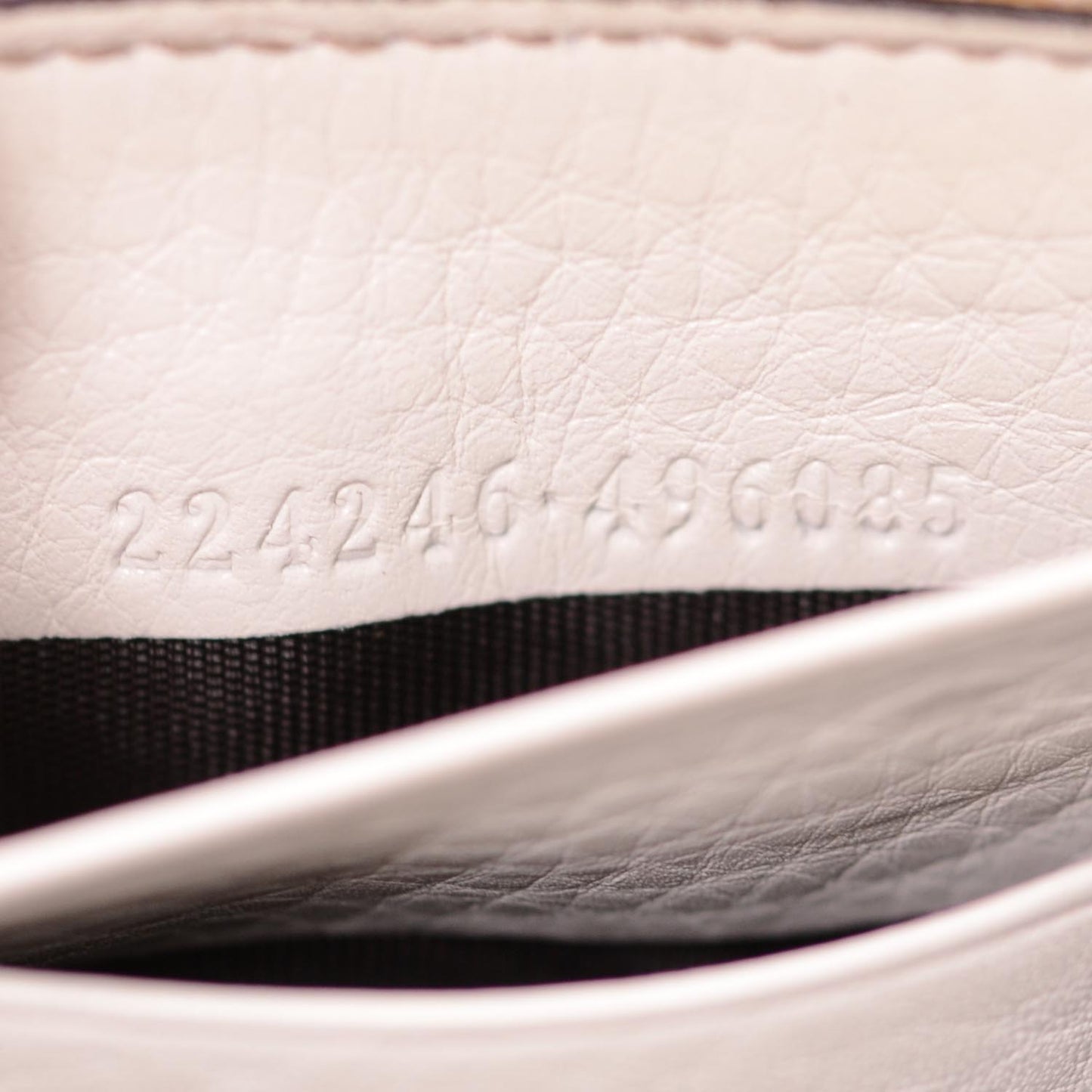 Monogram Horsebit Zip Around Wallet Beige Ebony White
