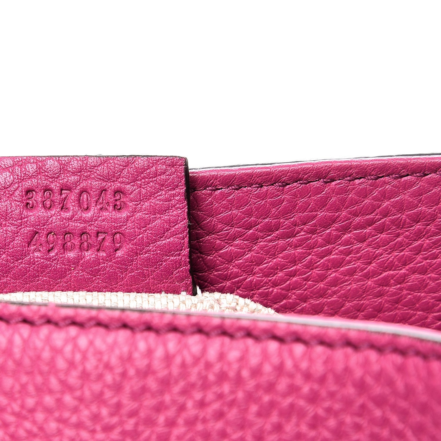 Gucci Cellarius Calfskin Small Soho Chain Shoulder Bag Bright Bouganville 7 of 7