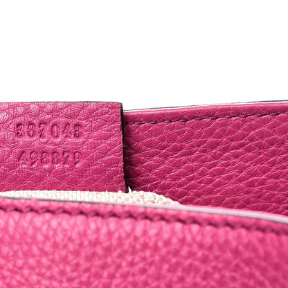 Gucci Cellarius Calfskin Small Soho Chain Shoulder Bag Bright Bouganville 7 of 7