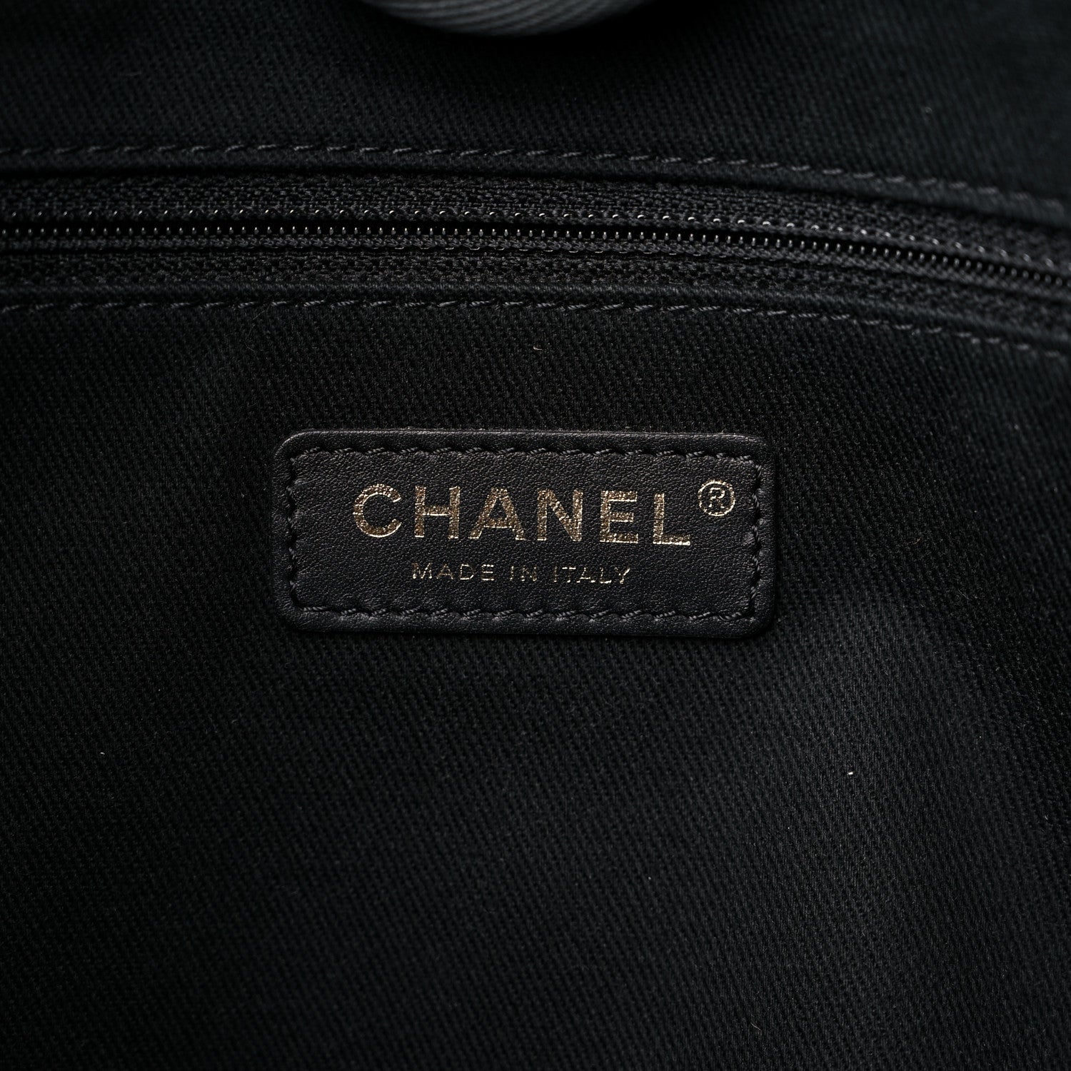 Chanel Woven Straw Raffia Small Deauville Tote Black 6 of 12
