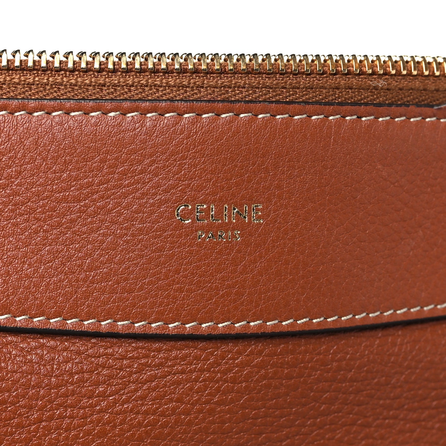 Supple Calfskin Large Romy Shoulder Bag Tan