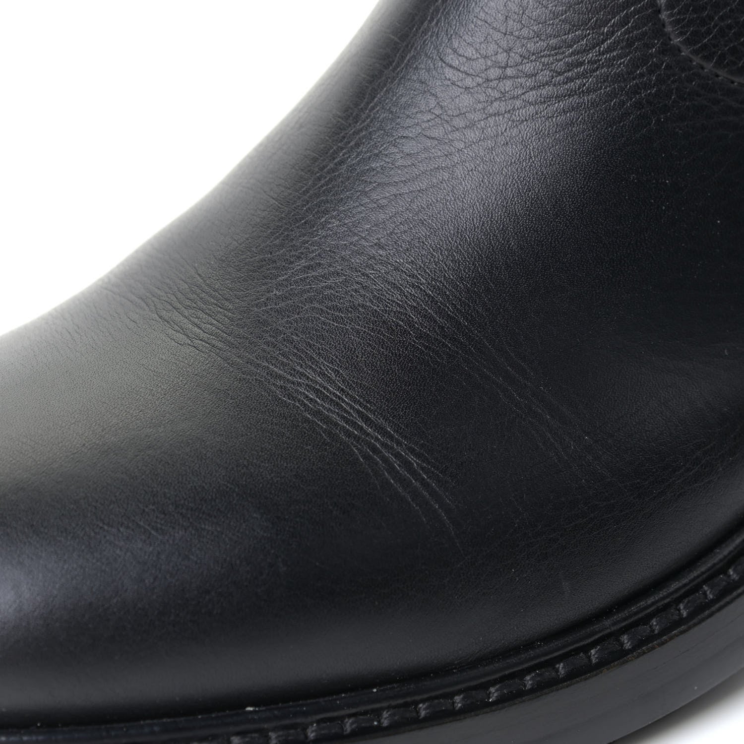 Christian Dior Calfskin Empreinte Ankle Boot 38 Black 4 of 7