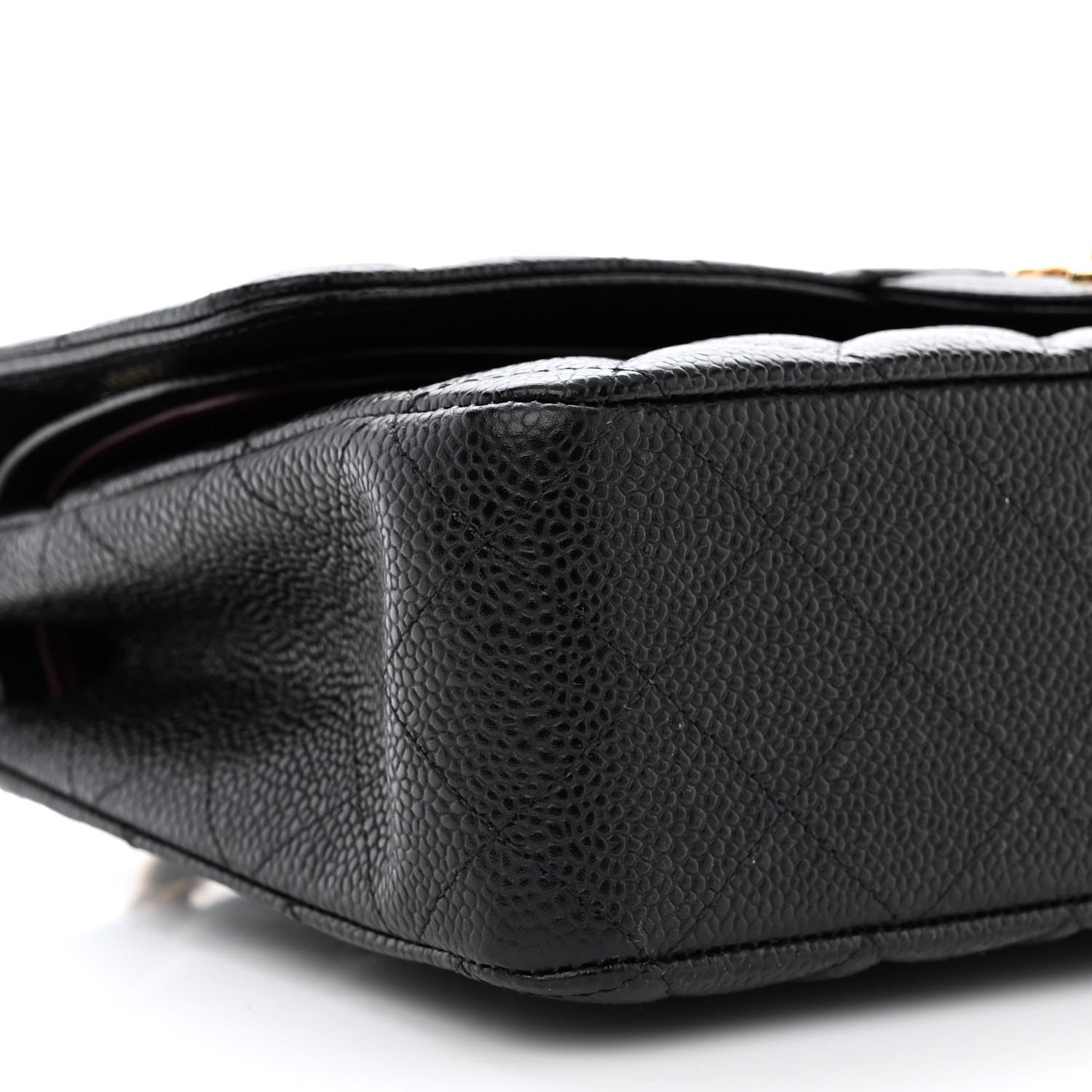 Chanel Caviar Quilted Medium Double Flap Black 9 of 11