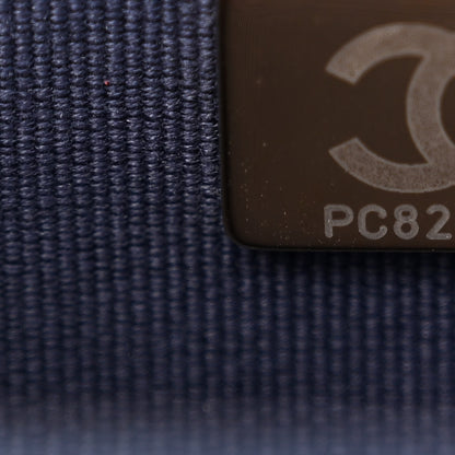 Chanel Caviar Quilted Wallet on Chain WOC Navy Blue 8 of 11