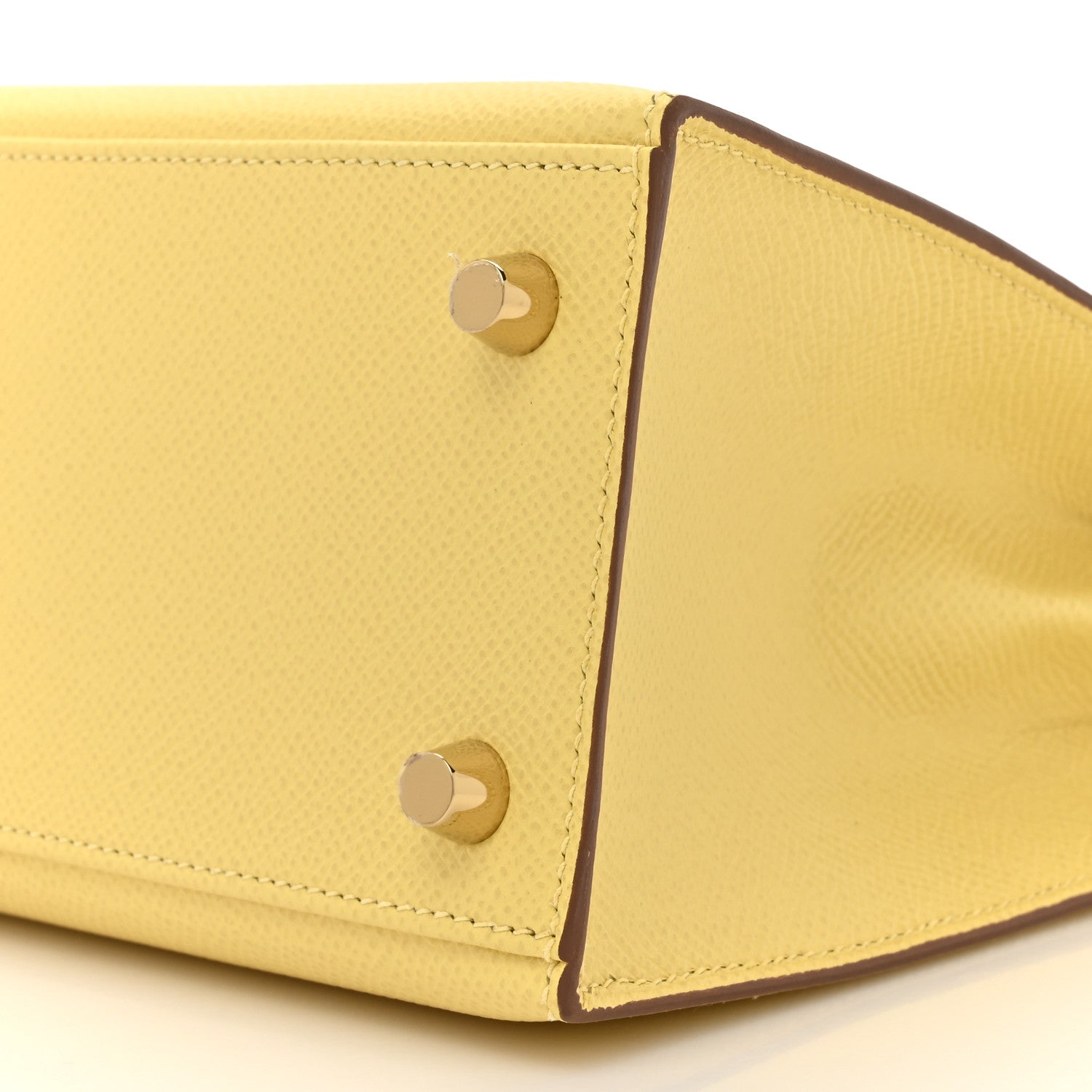 Hermes Epsom Kelly Sellier 25 Jaune Poussin 9 of 11