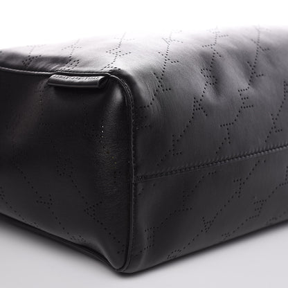 Stella McCartney Eco Alter Nappa Perforated Logo Tote Black 6 of 9