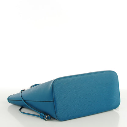 Louis Vuitton Epi Neverfull MM Cyan 4 of 8