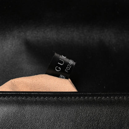 Gucci Calfskin Matelasse Large GG Marmont Shoulder Bag Black 8 of 13