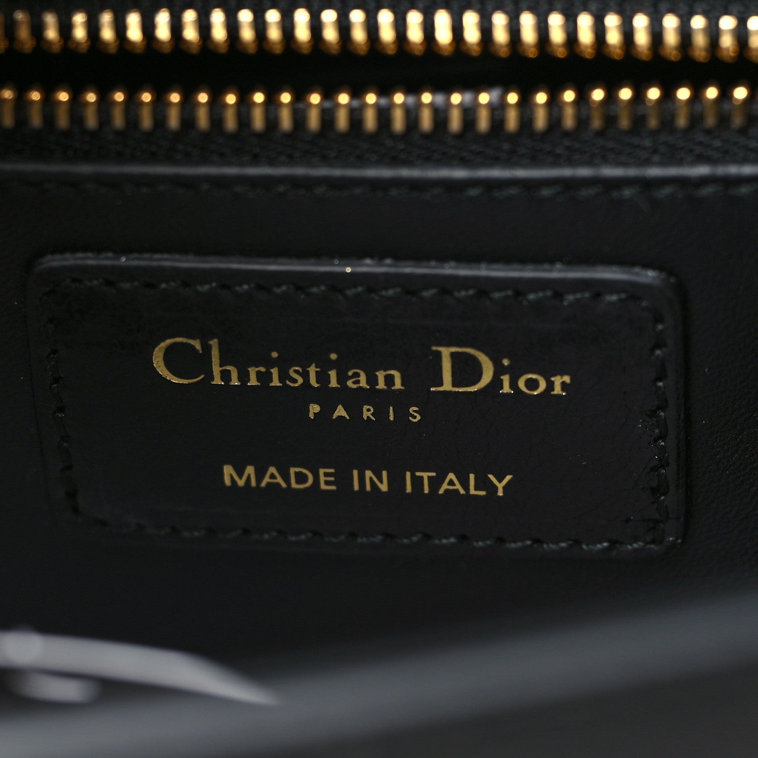 Christian Dior Crinkled Lambskin 30 Montaigne Flap Bag Black 5 of 6