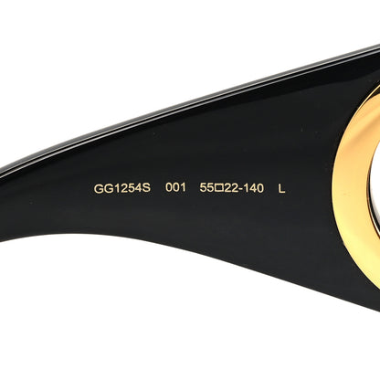 Gucci Acetate Interlocking G Oversized Sunglasses GG1254S Black 7 of 9