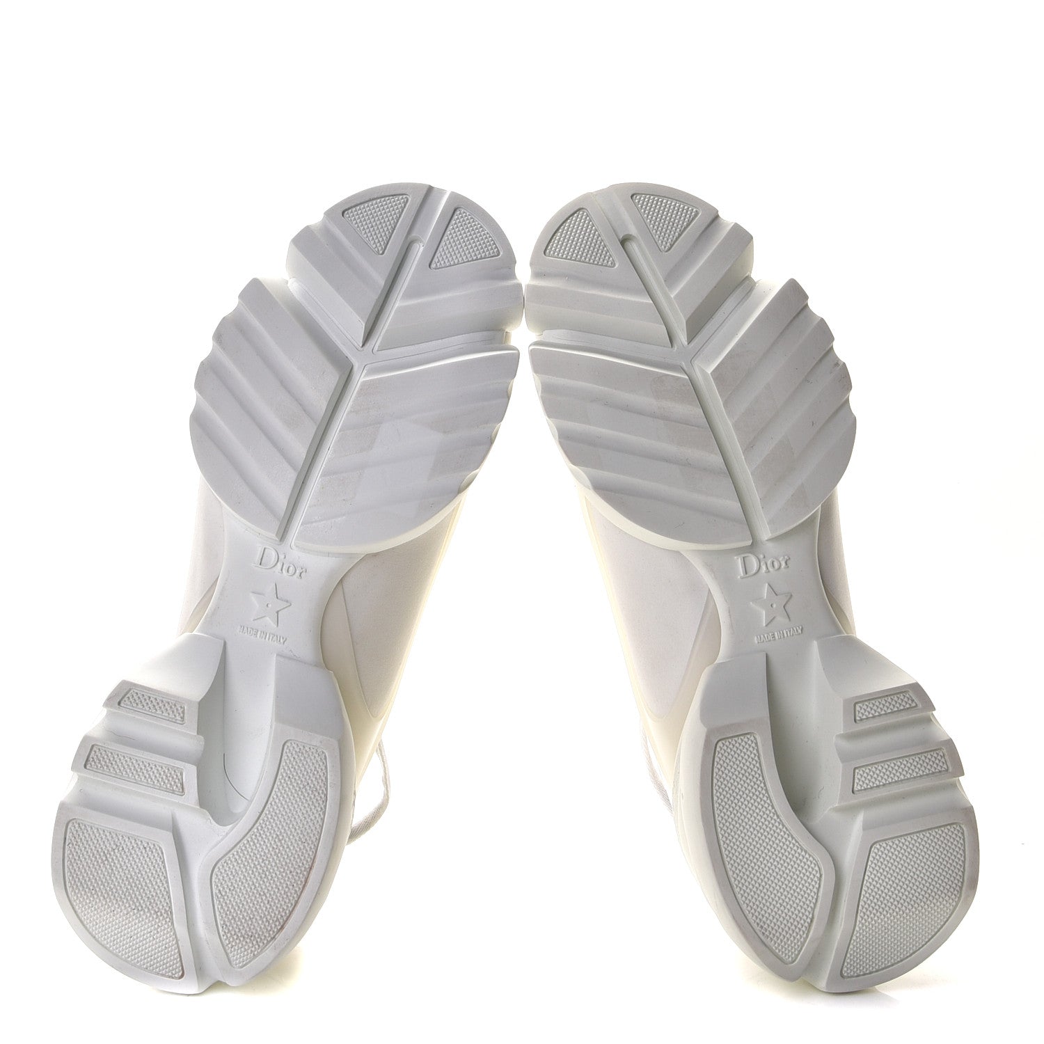 Christian Dior Technical Fabric Rubber Womens D-Connect Sneakers 38 White 6 of 8