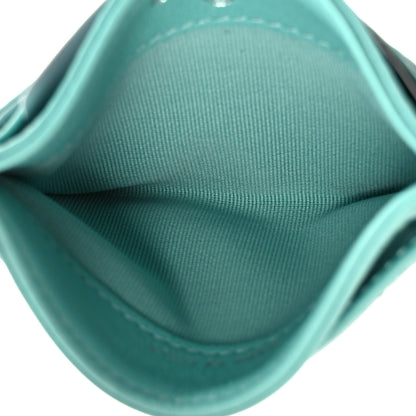 Chanel Lambskin Quilted Card Holder Turquoise 5 of 8