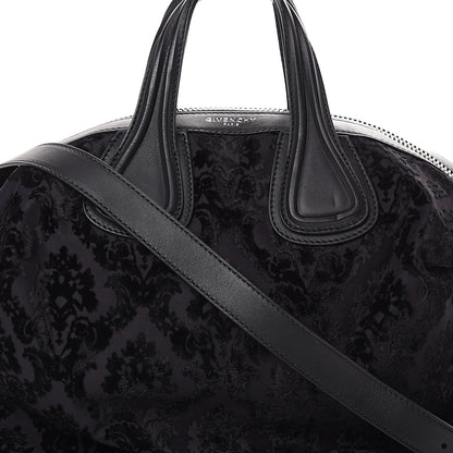 Givenchy Calfskin Velvet Devore Medium Nightingale Black 7 of 11