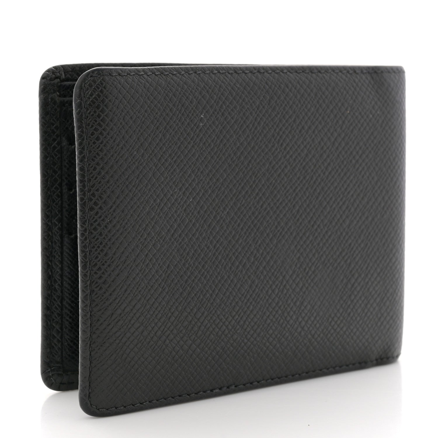 Louis Vuitton Taiga Compact Bi-Fold Wallet Black 3 of 8