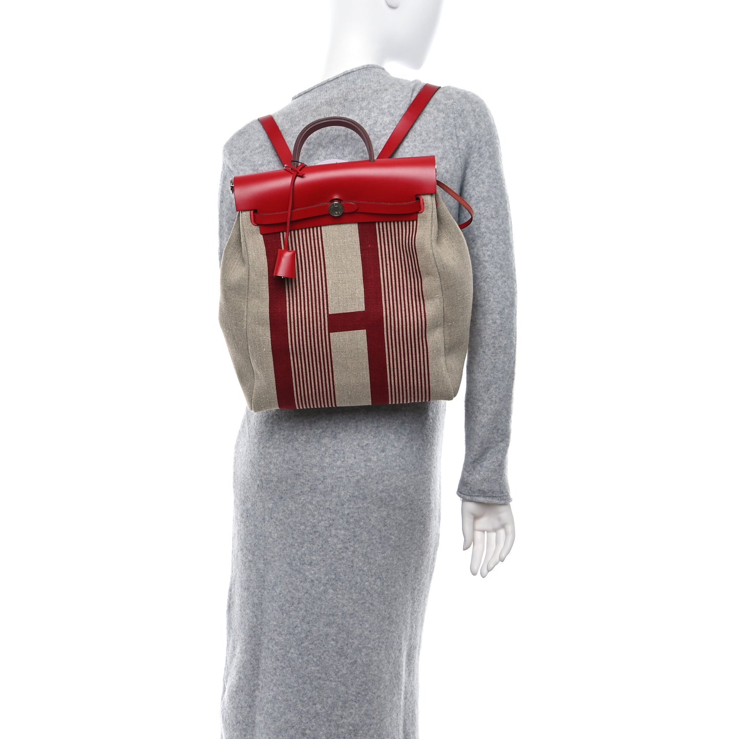 Vache Hunter Toile H Vibration Herbag a Dos Retourne Backpack Bordeaux Ficelle Rouge Piment