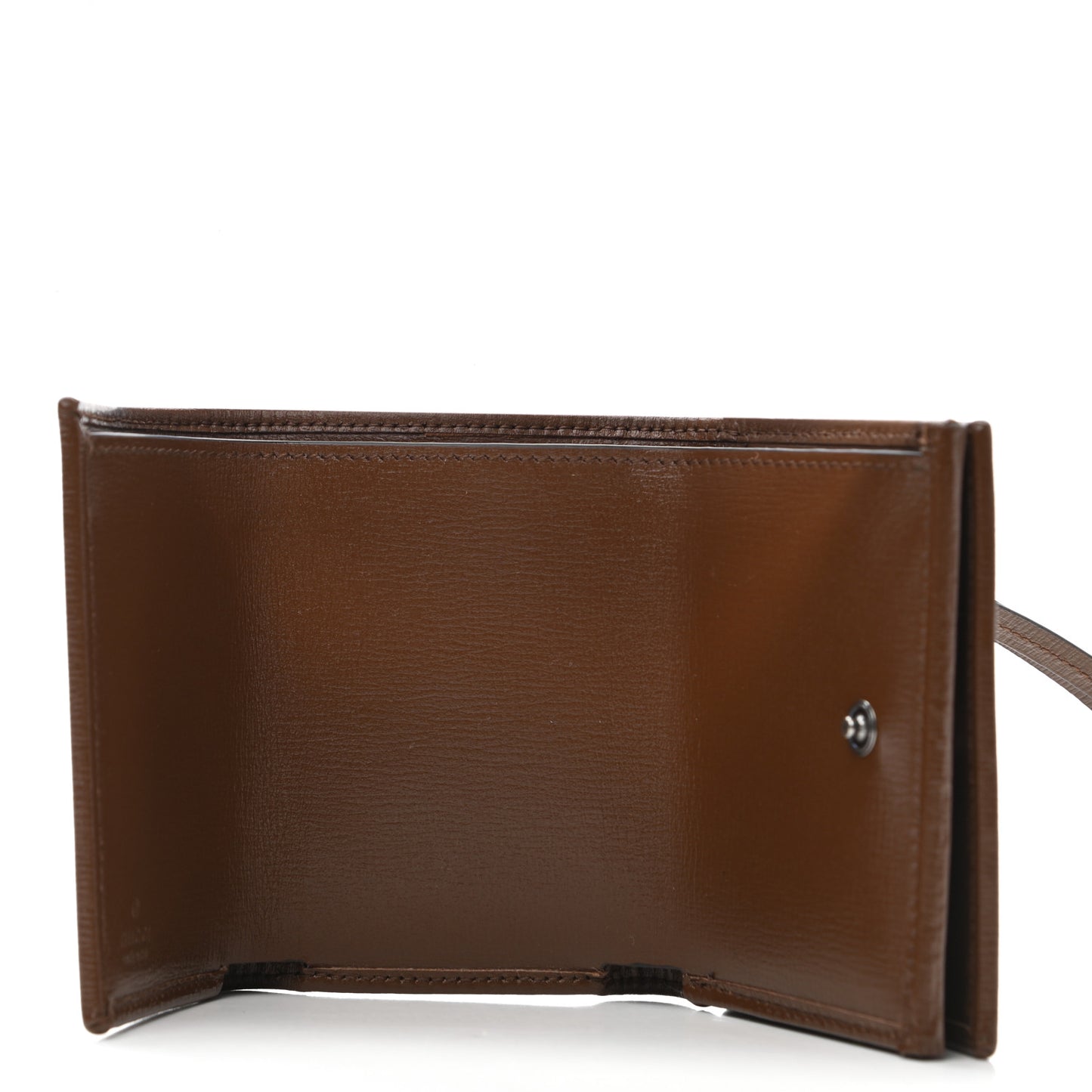 X GUCCI GG Monogram Azalea Calfskin Neo Classic Wallet Beige Ebony Brown Sugar