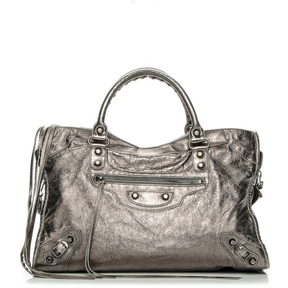 Balenciaga Agneau Classic Hardware City Pewter 1 of 10