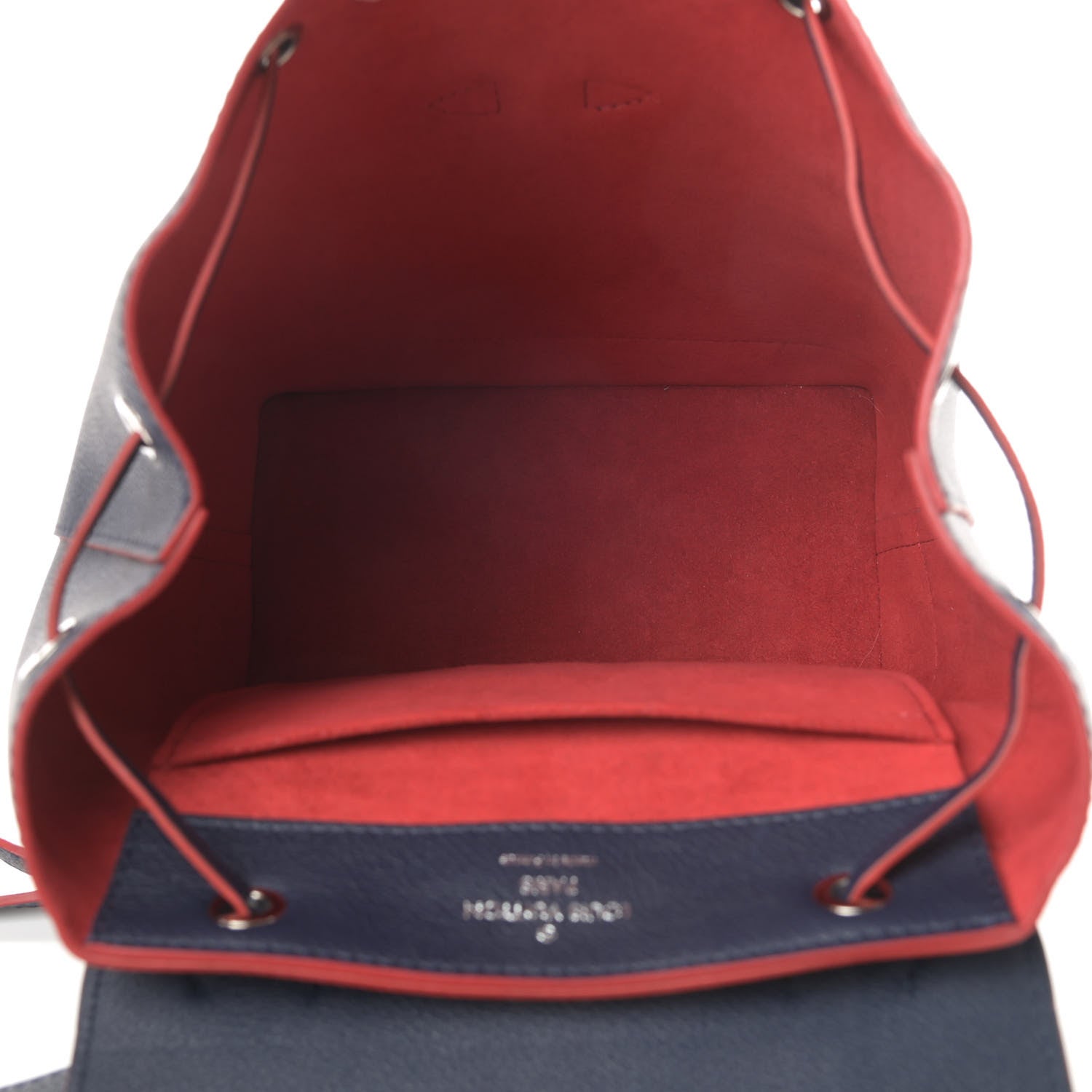 Louis Vuitton Soft Calfskin Lockme Backpack Marine Rouge 5 of 10