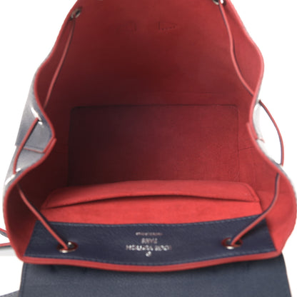 Louis Vuitton Soft Calfskin Lockme Backpack Marine Rouge 5 of 10
