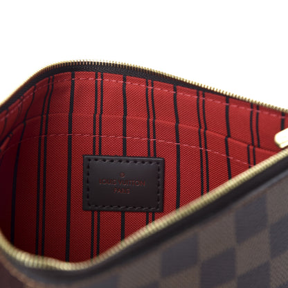 Louis Vuitton Damier Ebene Neverfull MM GM Pochette 6 of 7