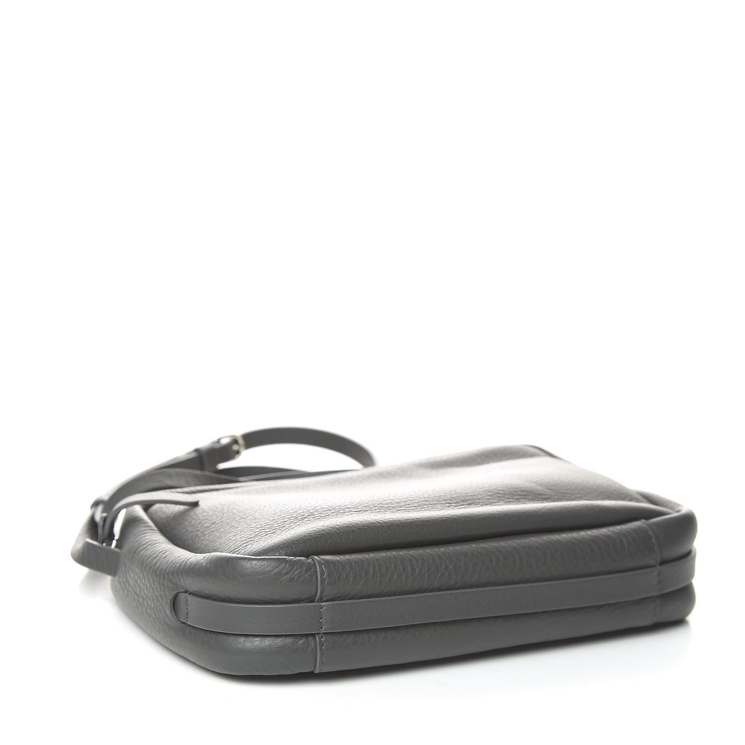 Balenciaga Smooth Calfskin Logo S Everyday Camera Bag Gris Fossile White 4 of 10