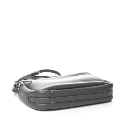 Balenciaga Smooth Calfskin Logo S Everyday Camera Bag Gris Fossile White 4 of 10