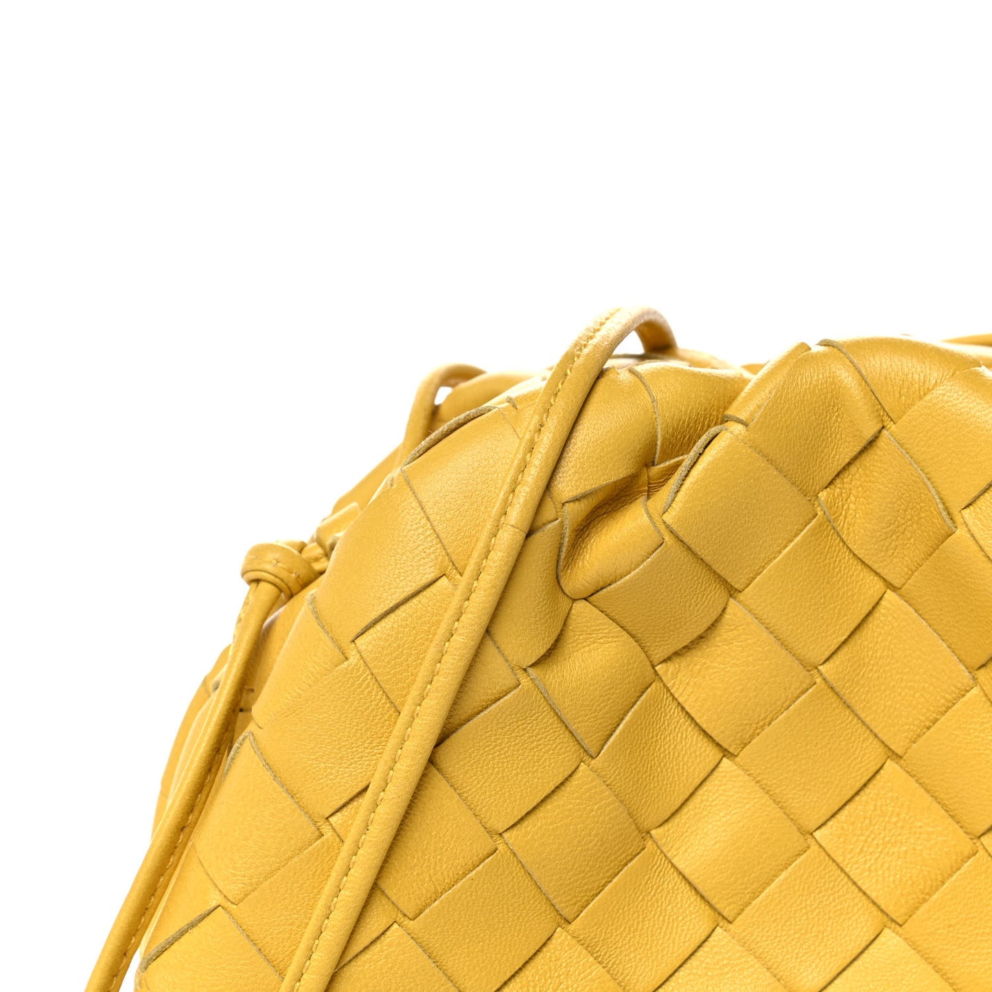 Nappa Intrecciato The Mini Pouch Buttercup