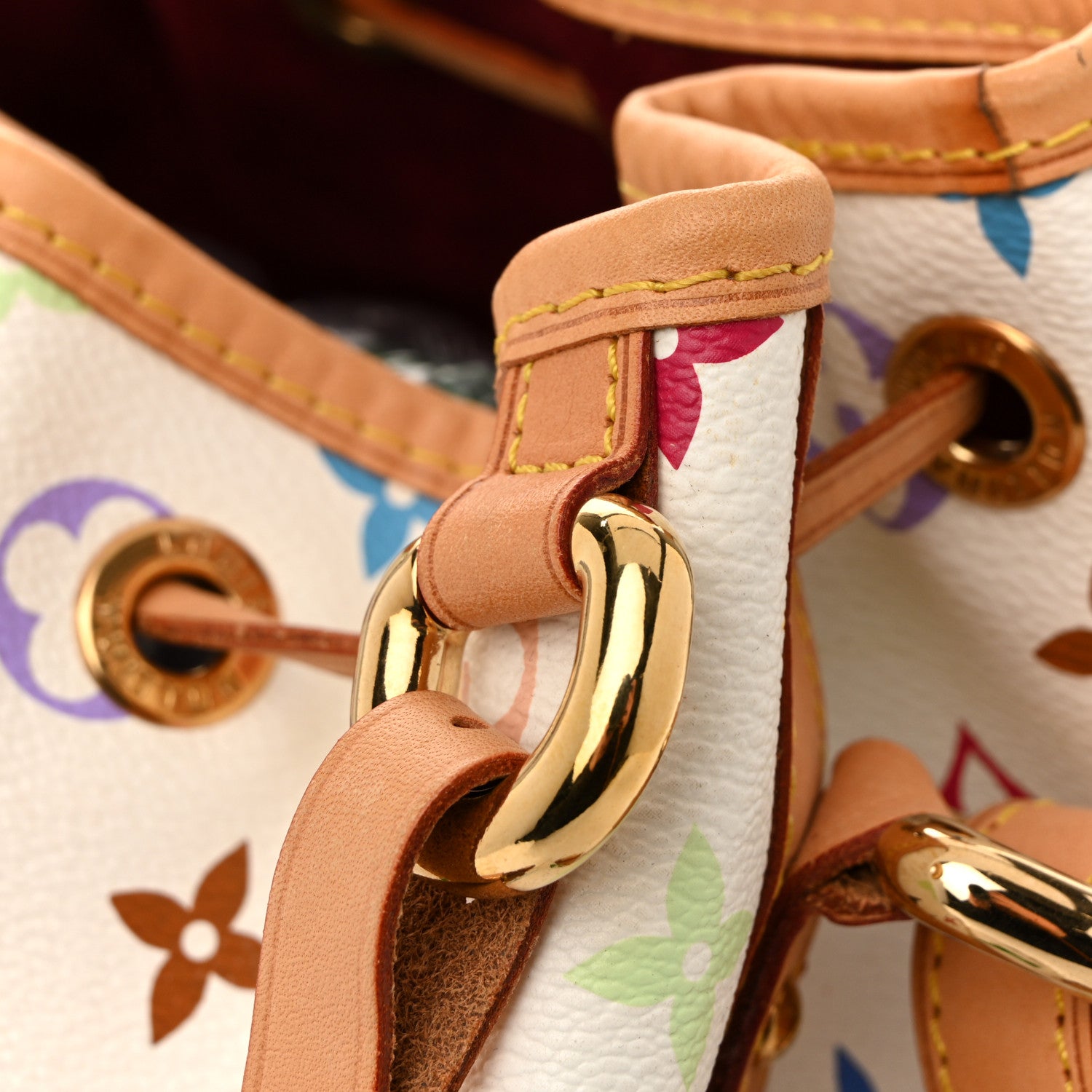Louis Vuitton Monogram Multicolor Petit Noe White 11 of 13