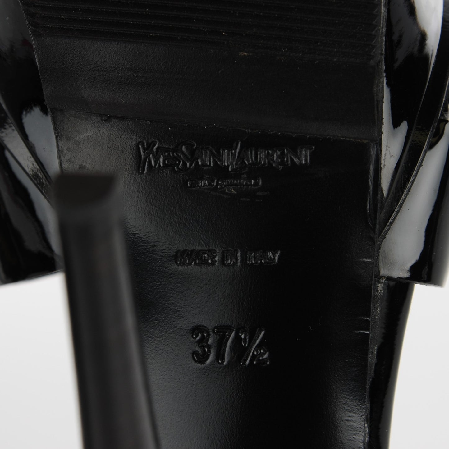 Patent Tribute 105 Platform Sandals 37.5 Black