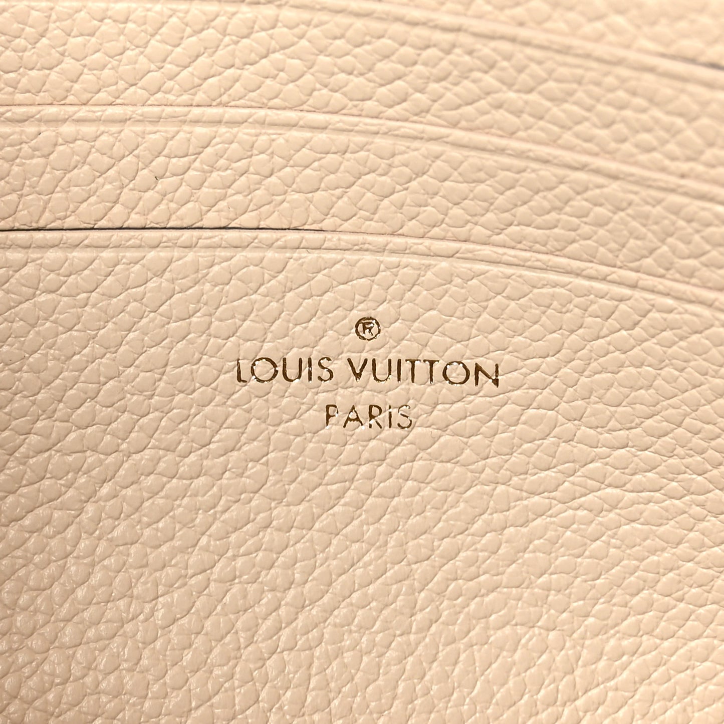 Empreinte Monogram Giant Ivy Wallet On Chain Cream