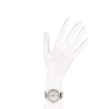 Christian Dior Stainless Steel Diamond Sapphire 33mm Christal Quartz Watch White 2 of 9