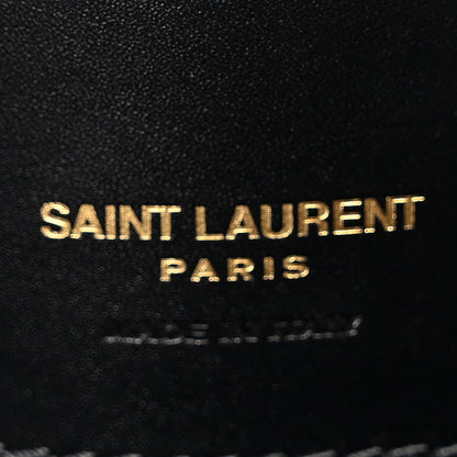 Saint Laurent Smooth Shiny Calfskin Monogram Le 37 Bucket Bag Black 7 of 10