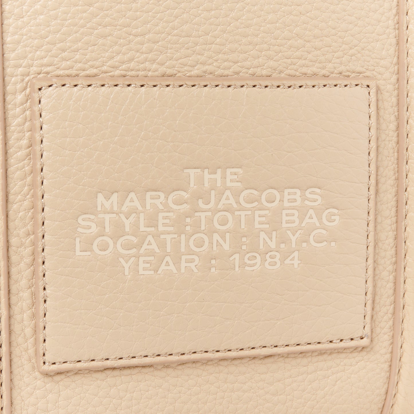 Grained Calfskin Medium The Tote Bag Camel
