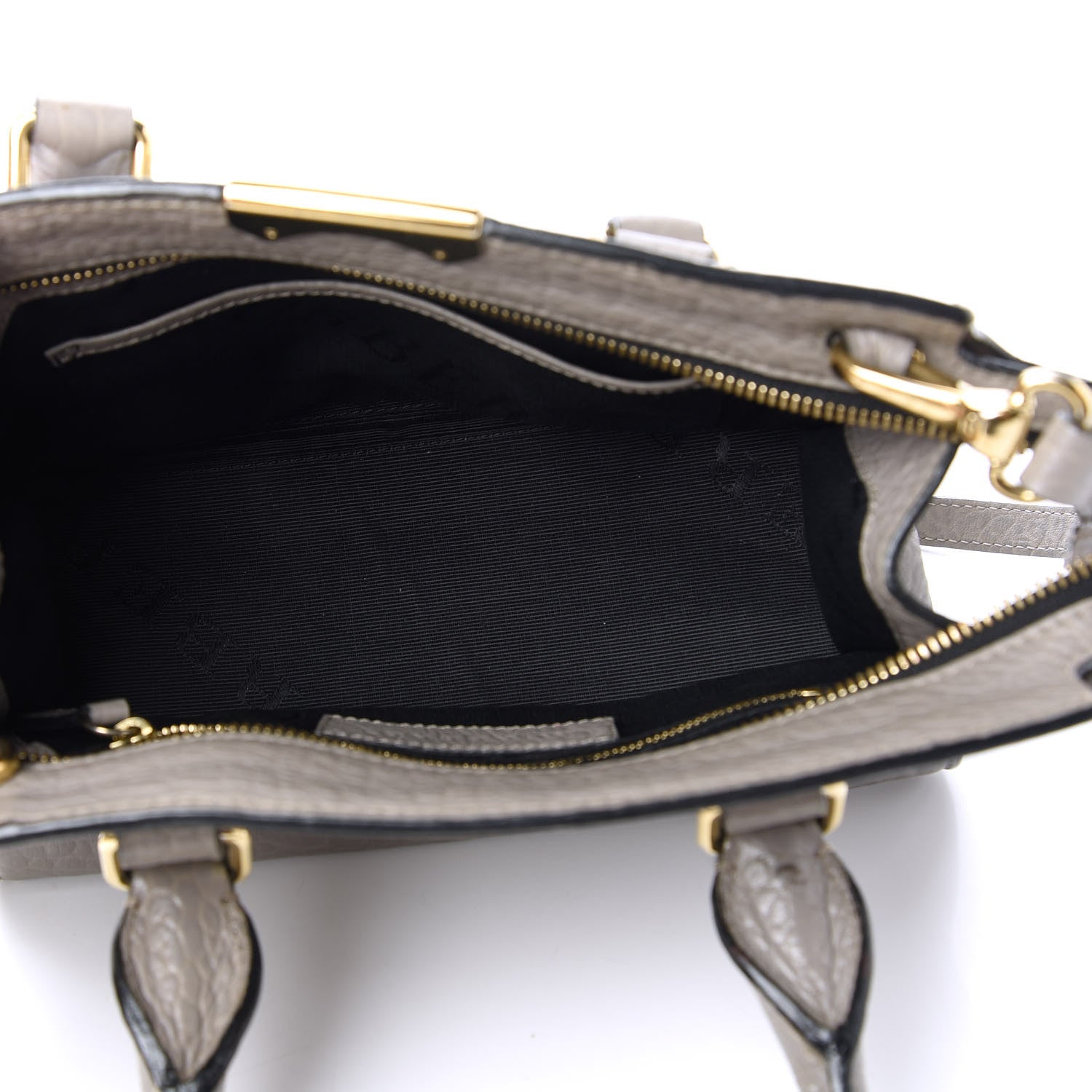 Burberry Signature Grain Small Clifton Bag Grey 5 of 13