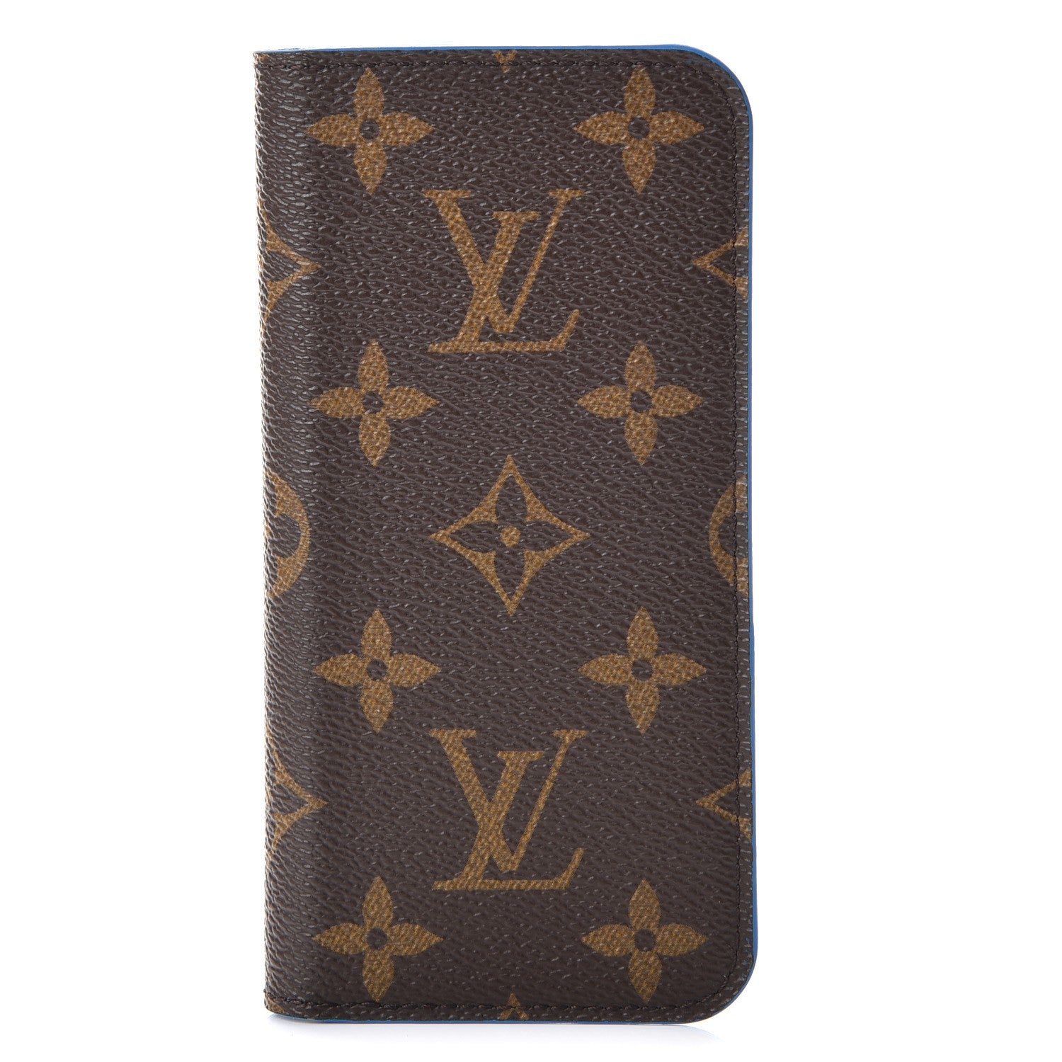 Louis Vuitton Monogram iPhone 7/8 Folio Case Blue 1 of 7