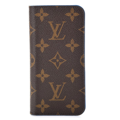 Louis Vuitton Monogram iPhone 7/8 Folio Case Blue 1 of 7