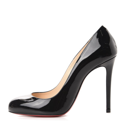 Christian Louboutin Patent Fifille 100 Pumps 37.5 Black 1 of 9