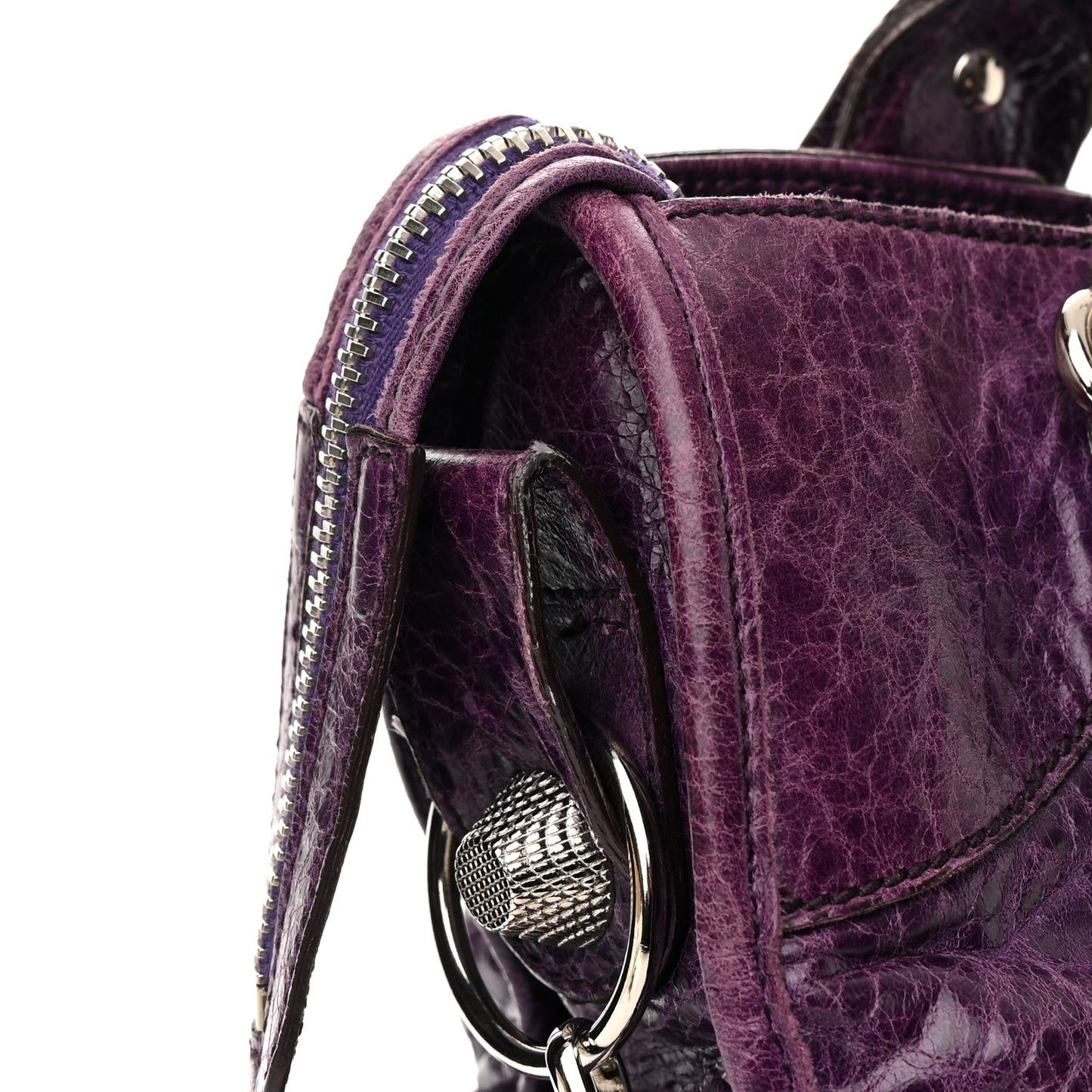 Agneau Giant 21 Silver Hardware City Raisin