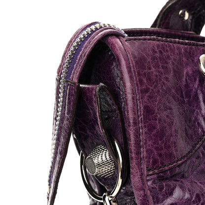 Balenciaga Agneau Giant 21 Silver Hardware City Raisin 18 of 21