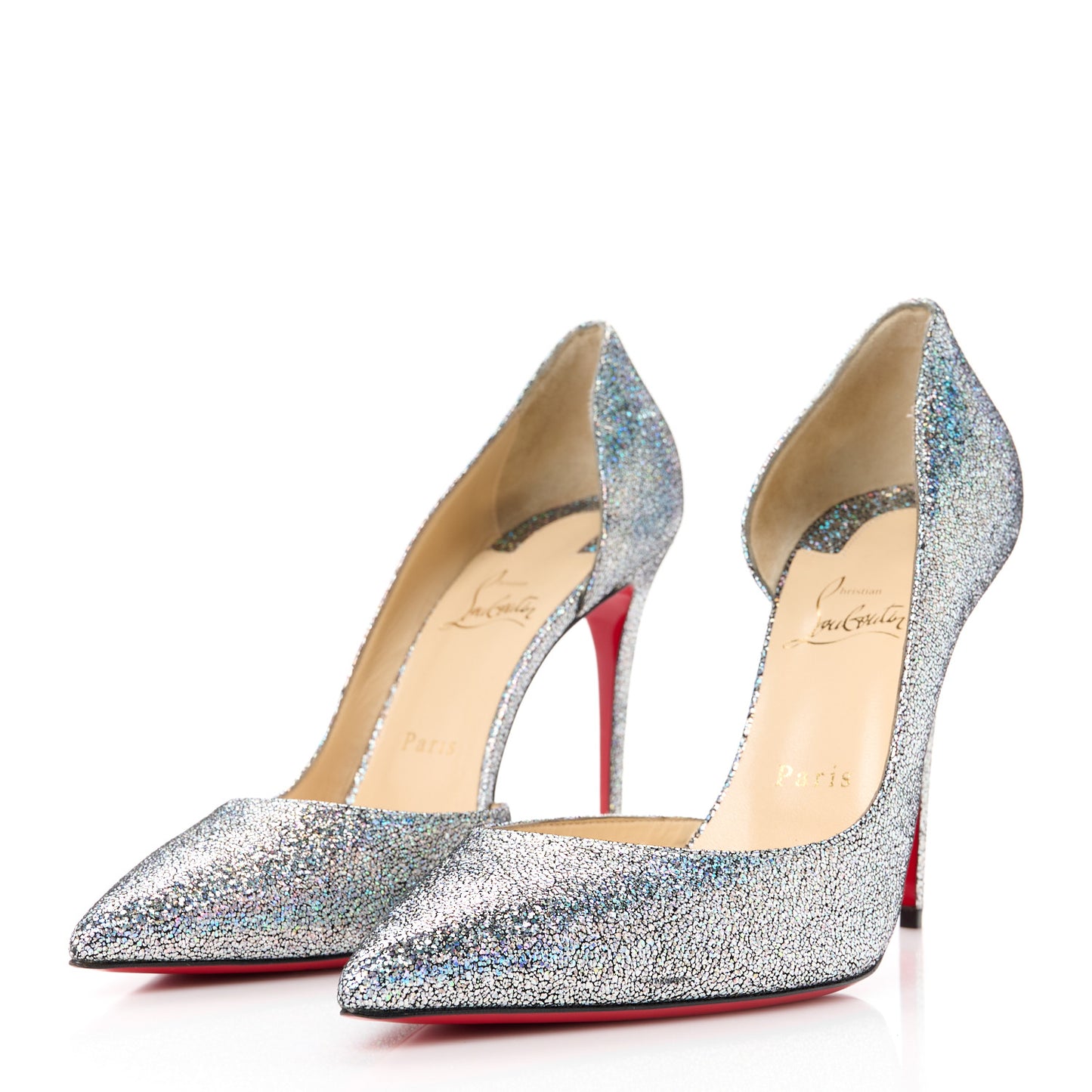 Patent Glitter Disco Ball Iriza 100 Pumps 40.5 Purple Pop Multicolor